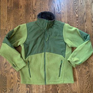 Columbia Green Full Zip Jacket
